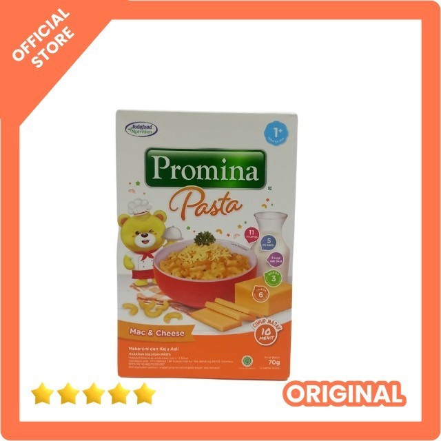 

PROMINA PASTA MAC & CHEESE 70GR makanan bayi balita