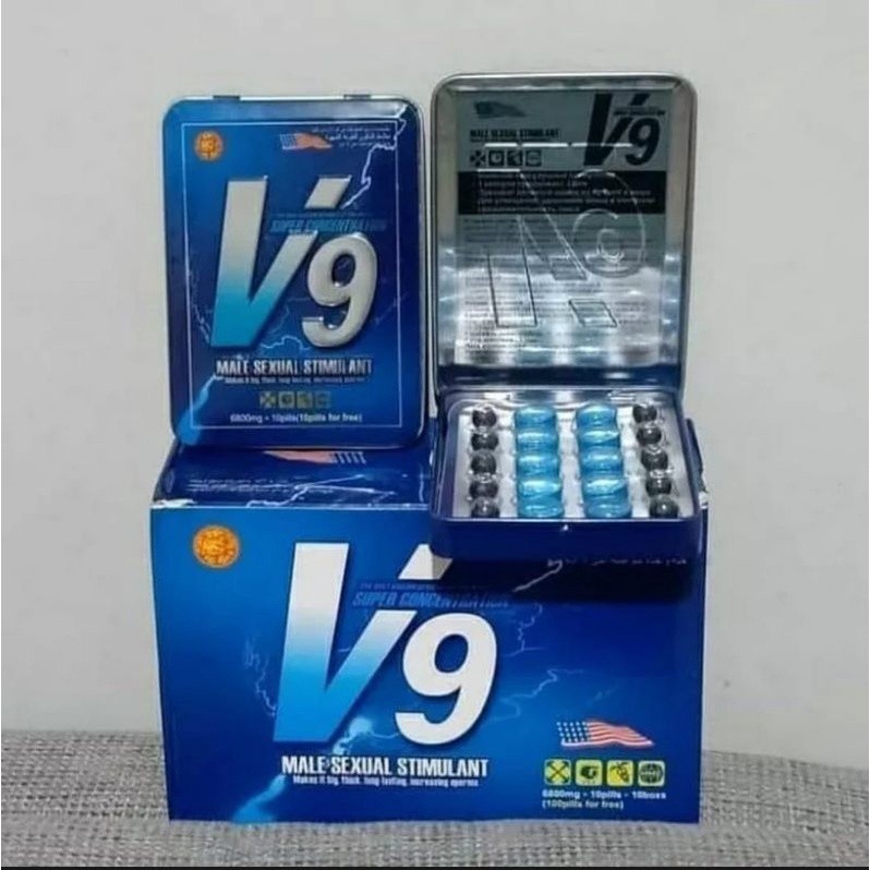 PRODUK TERLARIS V9 OBAT PENAMBAH STAMINA PRIA OBAT V9 KUAT(Bisa COD) gratis ongkir