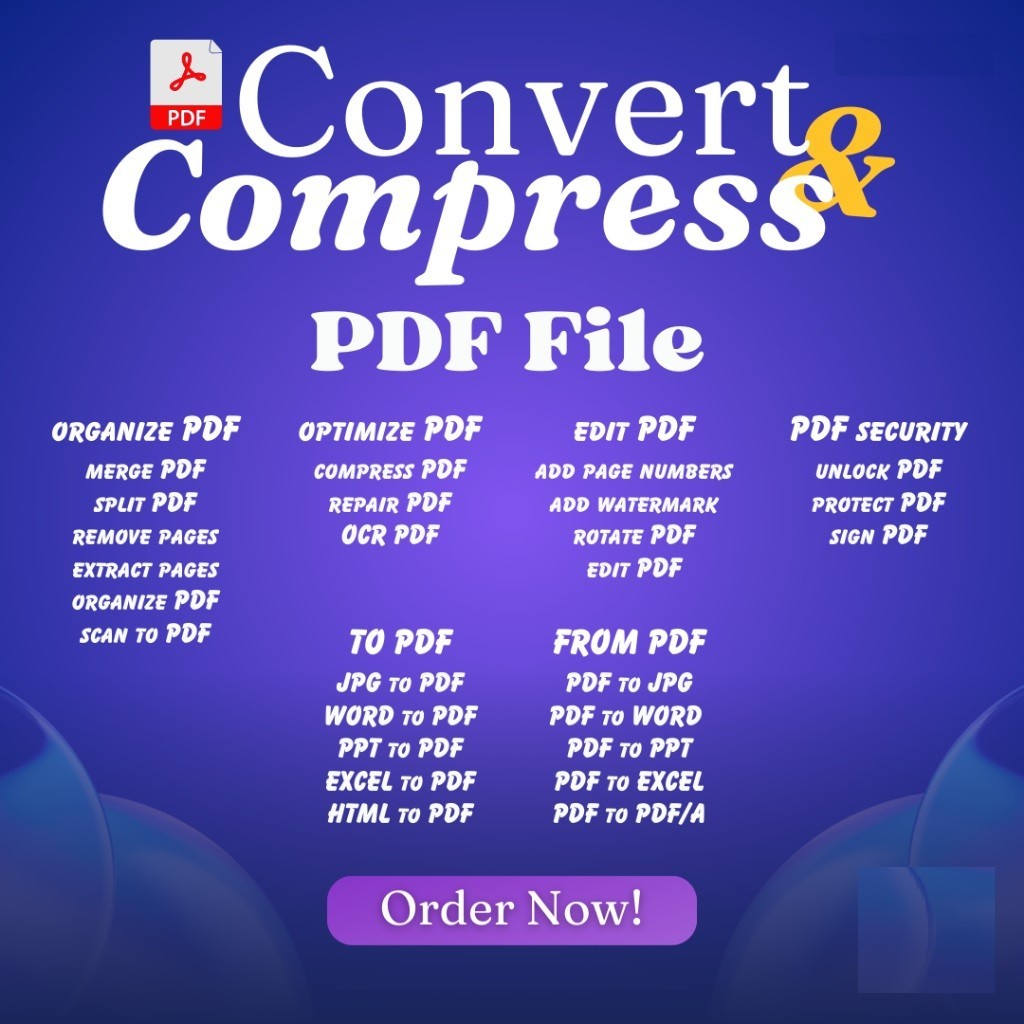 JASA CONVERT, COMPRESS PDF (< 20 LEMBAR), KECILIN PDF JADI 1 MB, WORD KE PDF, PDF KE WORD, PDF 1 MB