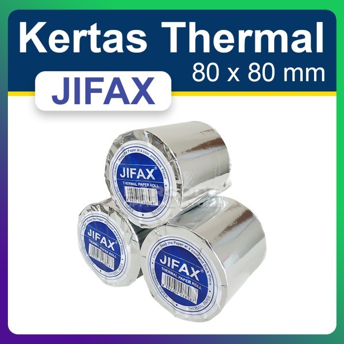 

KERTAS THERMAL UKURAN 80x80 mm - KERTAS PRINTER THERMAL 80mm - 80x80mm -TAM69