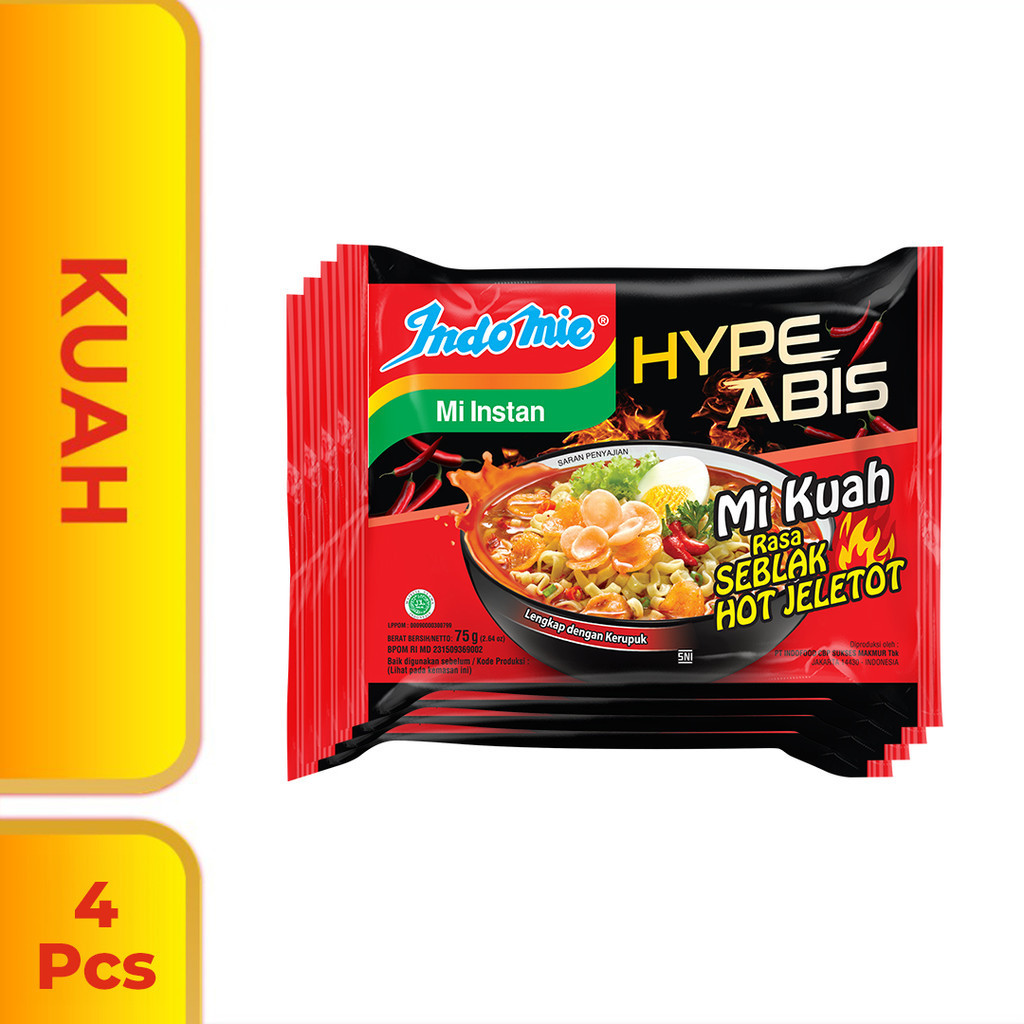 

4 Pcs - Indomie Seblak Hot Jeletot