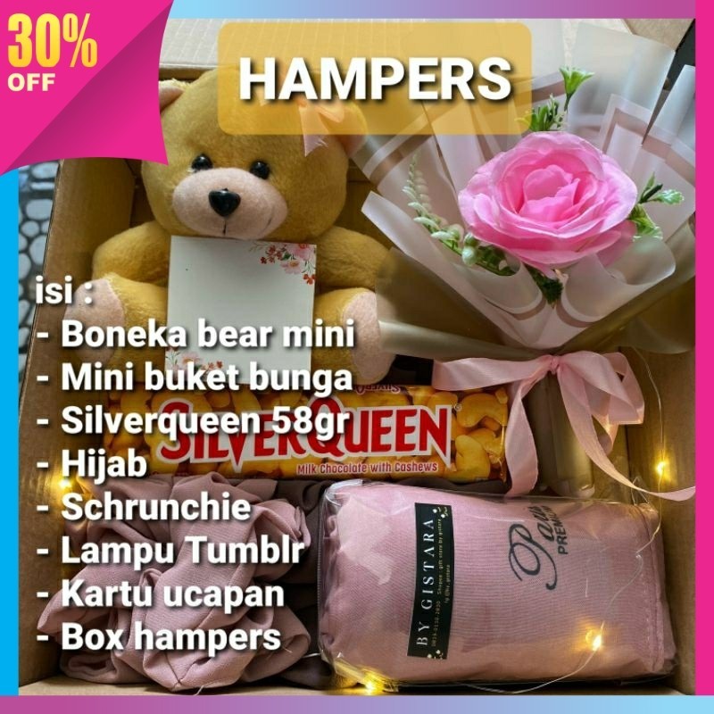 Hampers Murah Lebaran Idul Fitri Natal Kekinian / Hampers ulang tahun cewe / kado valentine / hadiah