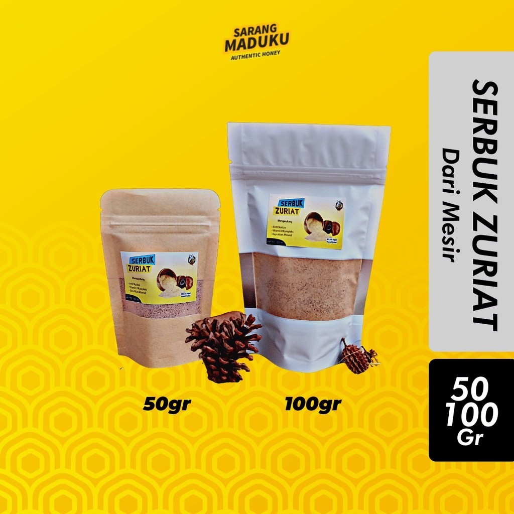 

Sarang Maduku - Serbuk Bubuk Zuriat Asli Promil [100gr]