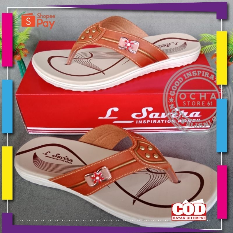 [PREMIUM ORIGINAL] PROMO...SANDAL WANITA TERBARU TERKECE KEKINIAN MURAH BERKUALITAS JAPIT L_Savira J