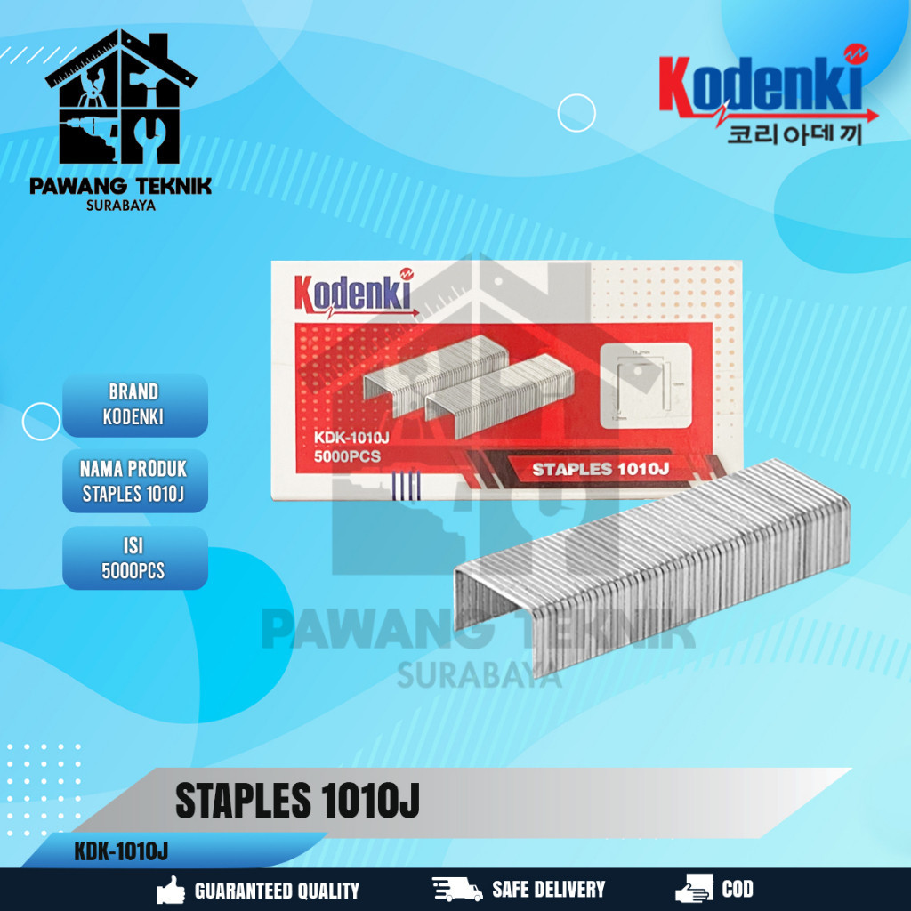

Kodenki Isi Staples 1010J Refill Airnailer Gun 1010J - Isi Mesin Alat Staples 1010 J - Isi Paku Tembak Tsples U Type 1010J Isi Staples Angin Air Stapler Refill 1010J Isi 5000Pcs Ainailer Paku Tembak Angin Jok Sofa Mebel Interior Furniture