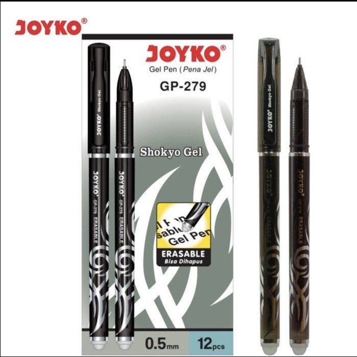 

promo ✨ -JOYKO SHOKYO GEL GP 279 / PULPEN ERASABLE / BISA DI HAPUS - JOYKO GP 321