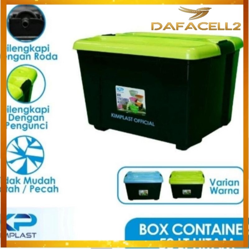 BOX CONTAINER Box Container 50 Liter Hitam