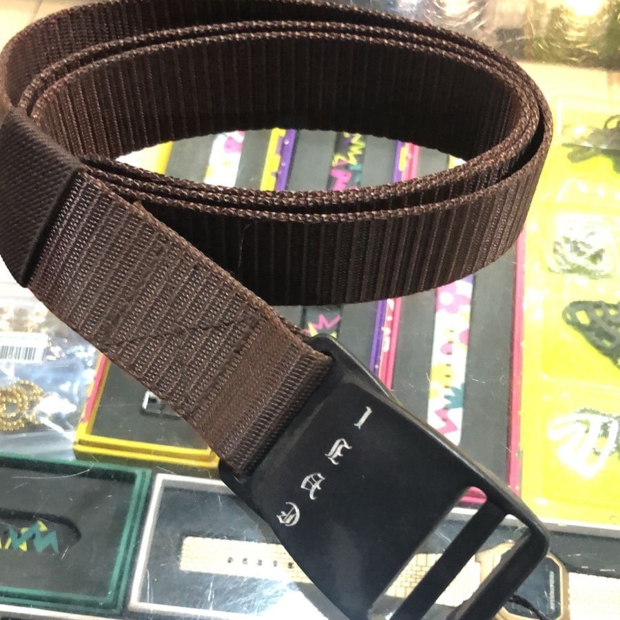 IKAT PINGGANG BELT PRIA KAIN CASUAL COKLAT ORIGINAL EVIL ARMY | RHYE A23 BROWN