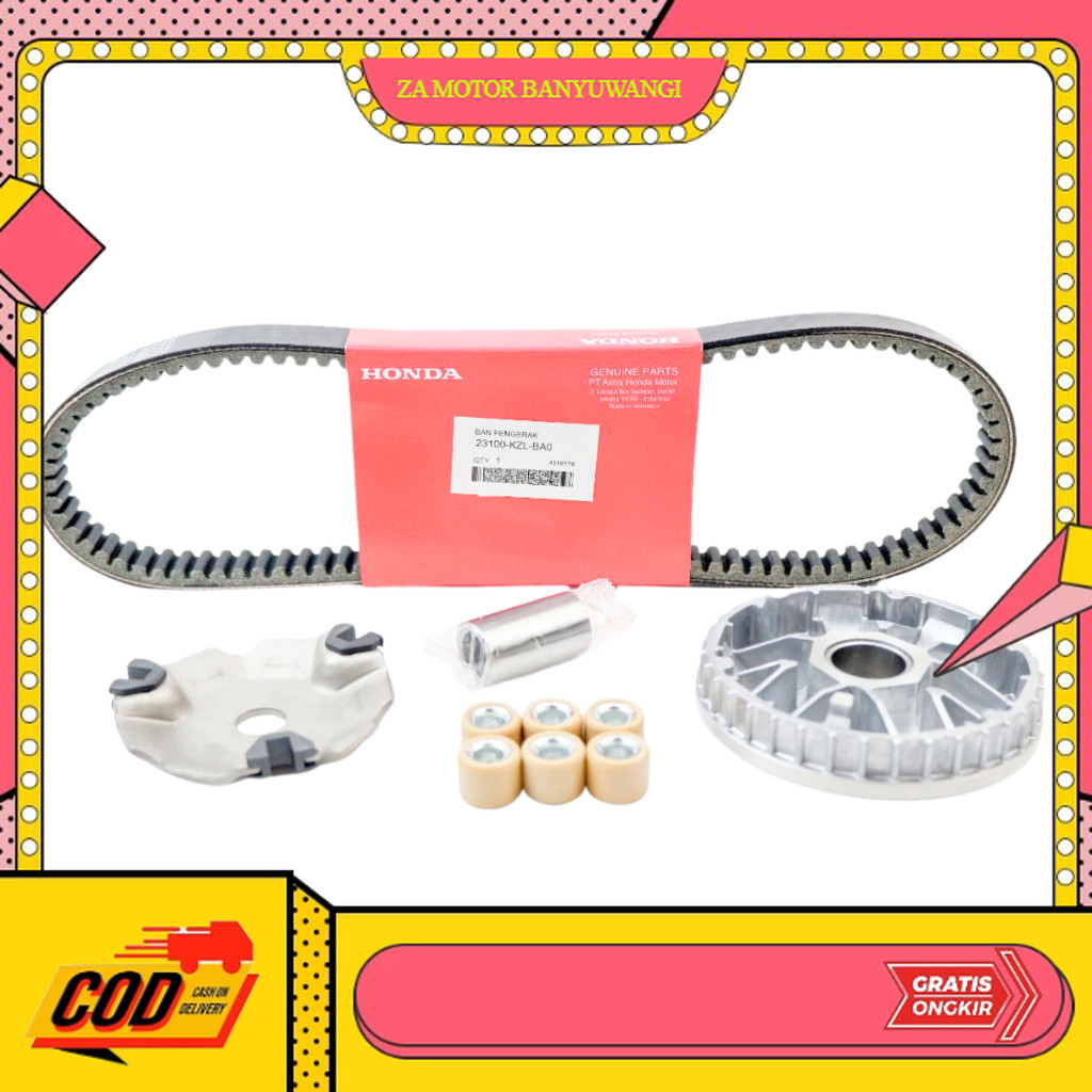 vanbelt beat fi ori / vanbelt beat fi / vanbelt honda beat fi stater kasar / penbelt honda beat fi K