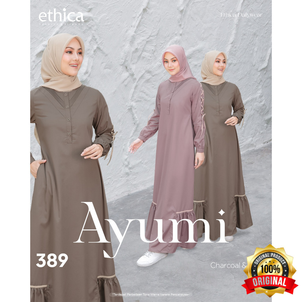 ESP - Ethica Dress Daily Ayumi 389 Baju Muslim Wanita Original