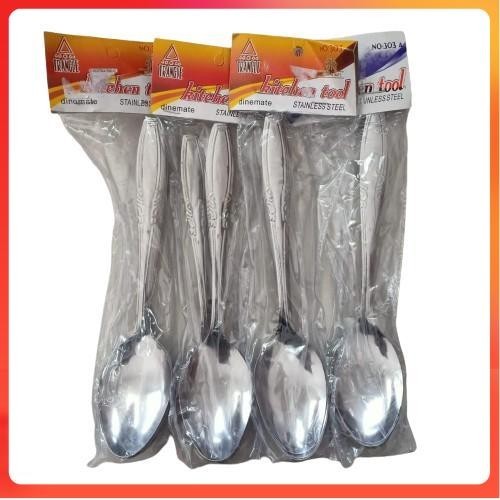 Sendok 1 Lusin Tebal Isi 12 Buah Sendok Dan Garpu Set Stainless Sendok Makan Lusinan Perlengkapan