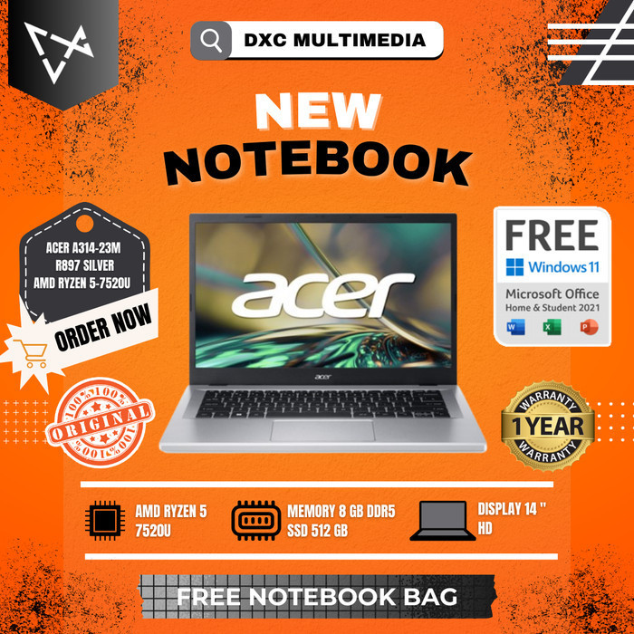 Acer Aspire 3 Slim A314-23M-R7VJ /AMD Ryzen 5-7520U