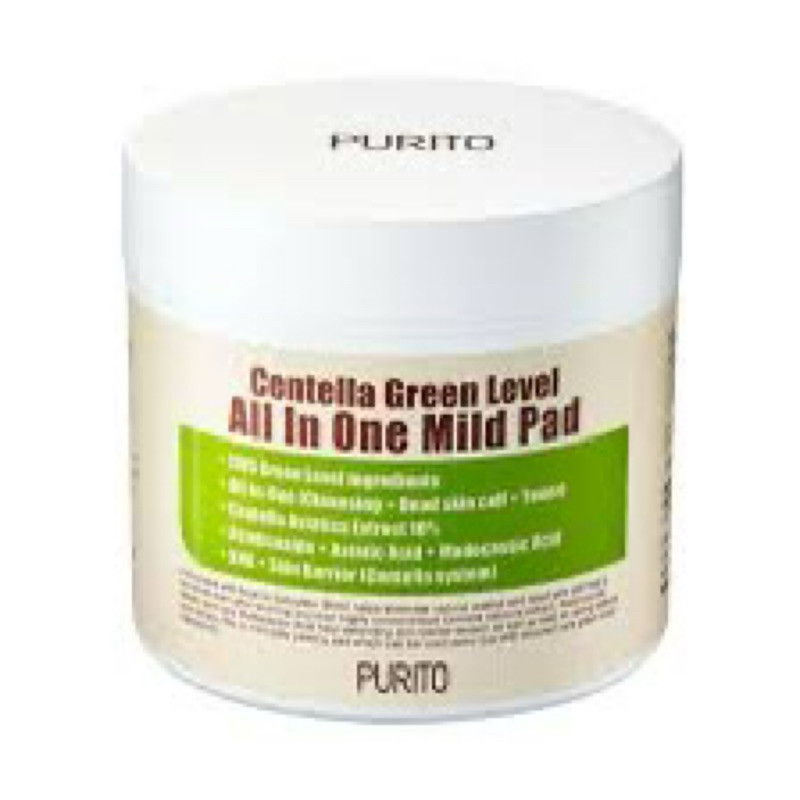 Purito centella green level all in one mild pad SHARE IN JAR