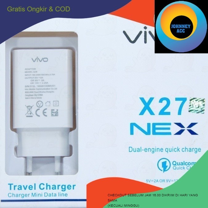 JA CHARGER VIVO X27 TYPE C CAS VIVO X 27 NEX / CHAS VIVO TIPE C Y11 Y12 Y15 Y17 Y20 Y30 Y50 Y91 Y95 