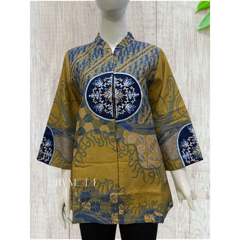 Atasan Batik Wanita - Blouse Batik Premium - Wanda Blouse - Dolbi Trikot