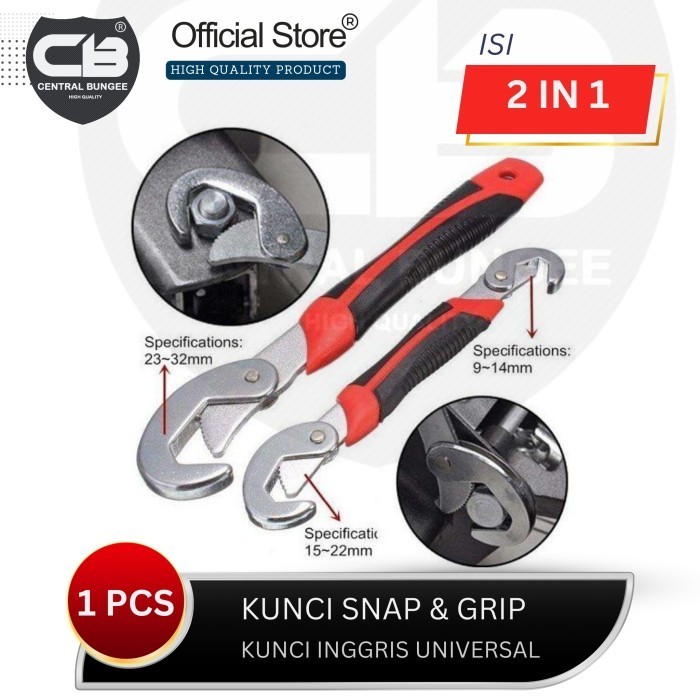 Kunci snap and grip Besar kecil Kunci inggris universal
