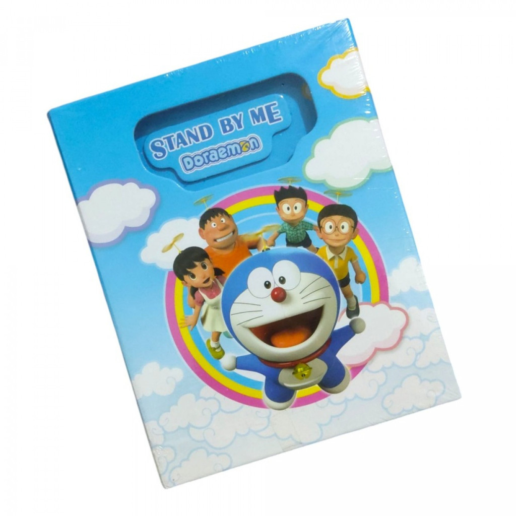 

KIKY Doraemon Hard Cover A5 with Box Ornament Diary Notebook Gembok