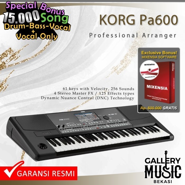 KORG Professional Arranger Pa600 / Pa-600 / Pa 600 Garansi RESMI