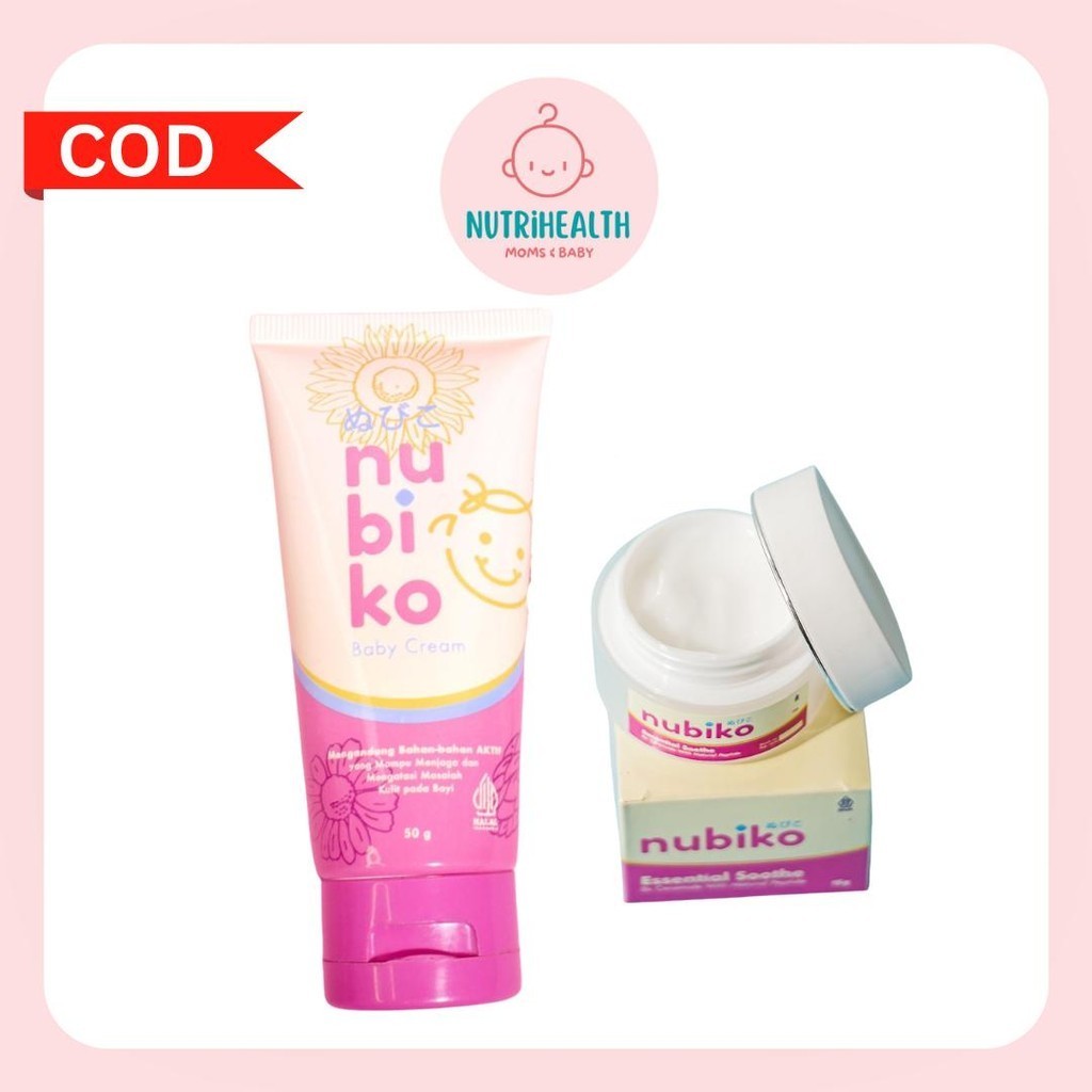 Nubiko Paket Bundling - Nubiko Baby cream + Nubiko Essential Soothe