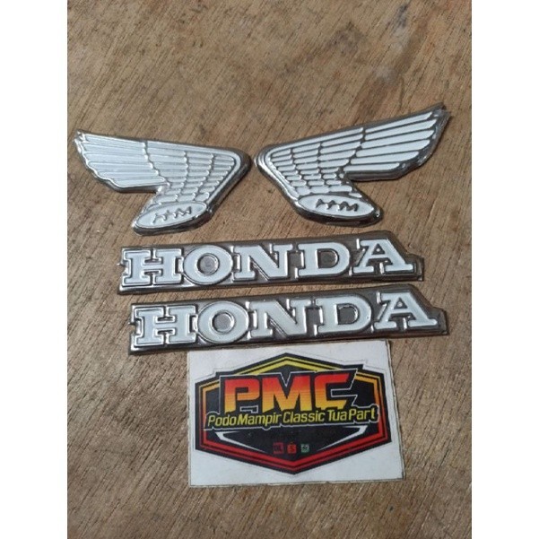 EMBLEM TANGKI HONDA CB S90Z CB100 CB GLATIK aksesoris motor tua japstle custom