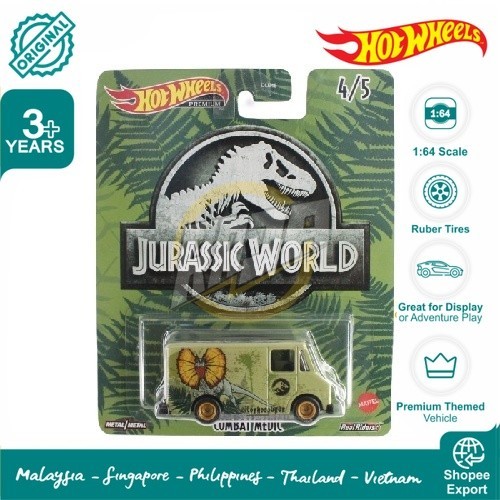 HOTWHEELS JURASSIC WORLD COMBAT MEDIC - PARK PILOPHOSAURUS