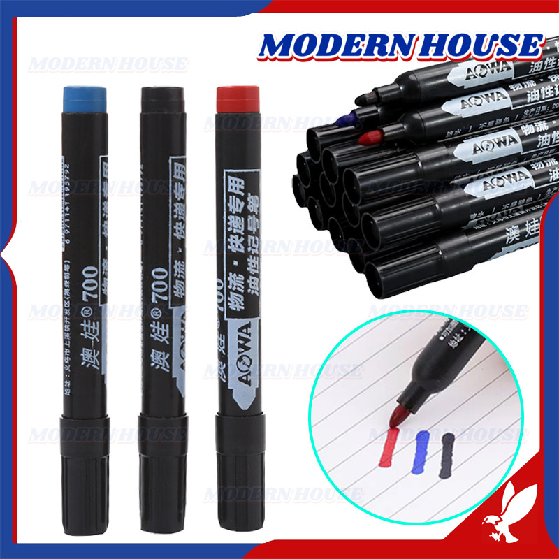 Spidol Permanent / Marker Permanen Hitam Merah / Permanent Marker Spidol