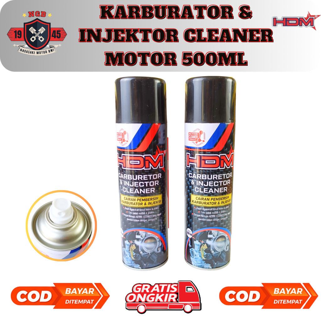 Karburator & Injektor Cleaner original HDM / Karburator Cleaner Injektor Cleaner Semua Motor - 500ML