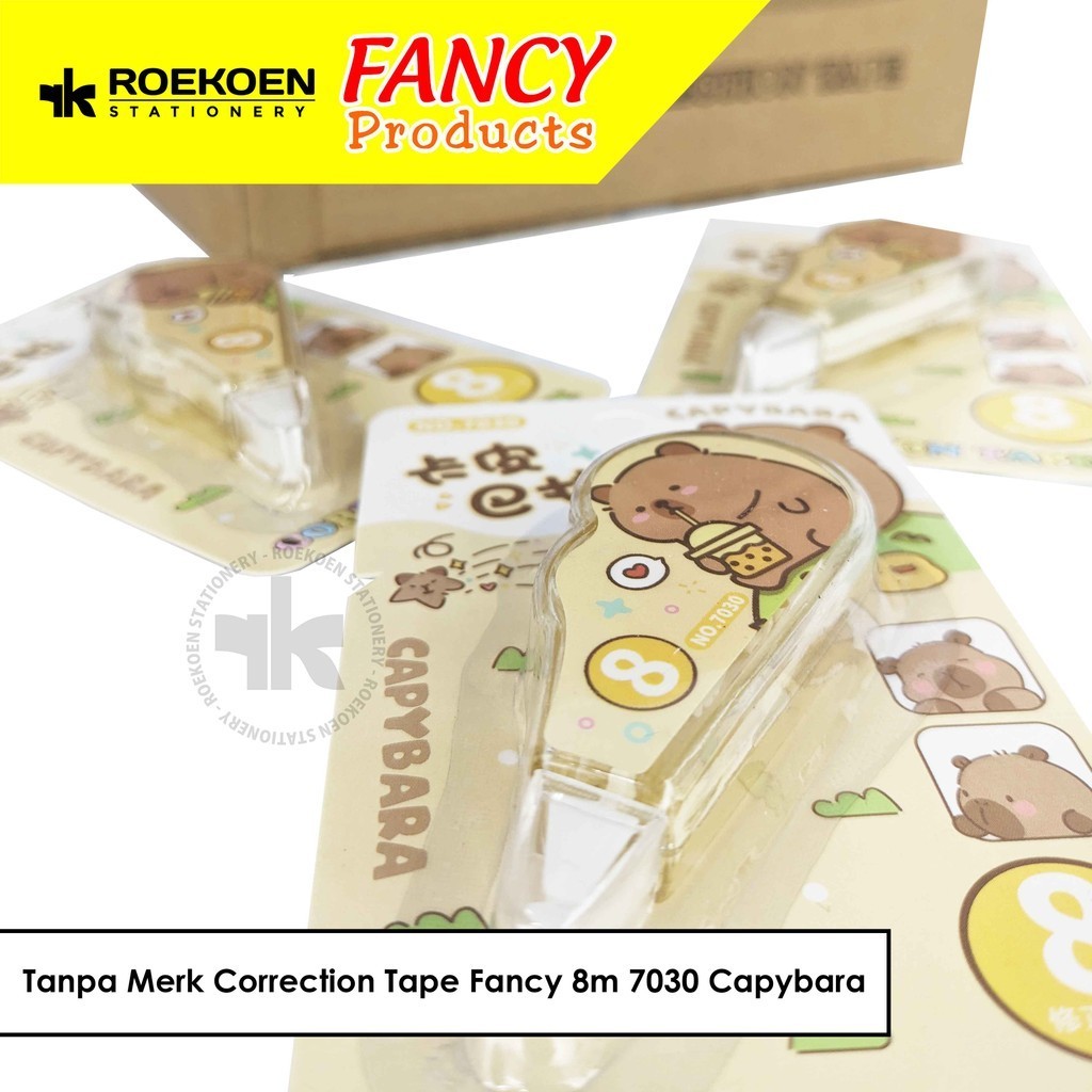 

Tanpa Merk Correction Tape Fancy 8m 7030 Capybara