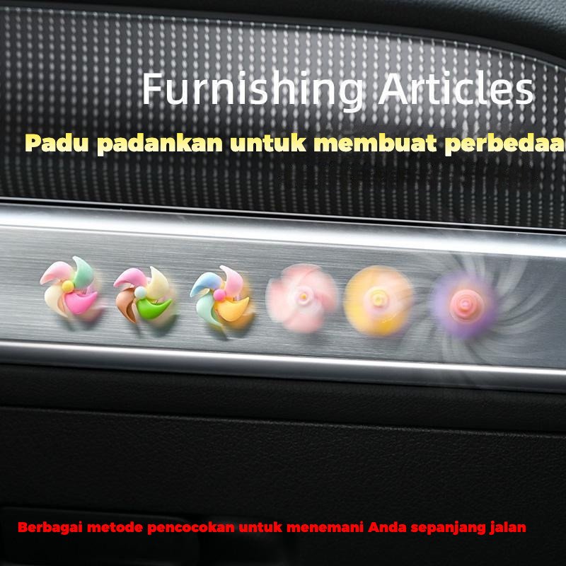 bunga kecil hiasan dashboard kincir mobil dekorasi/mainan kincir angin anak /kincir angin bunyi