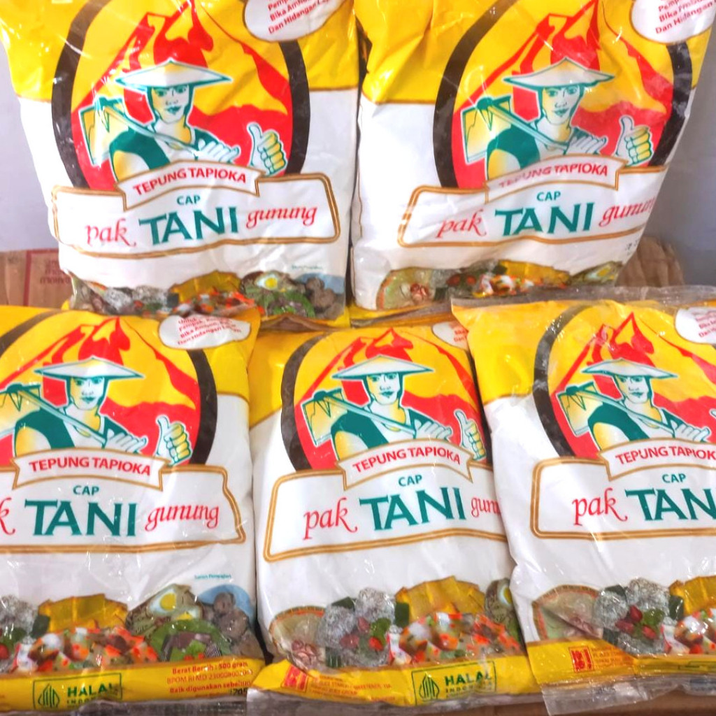 

Tepung Tapioka Cap Pak Tani Gunung 500G