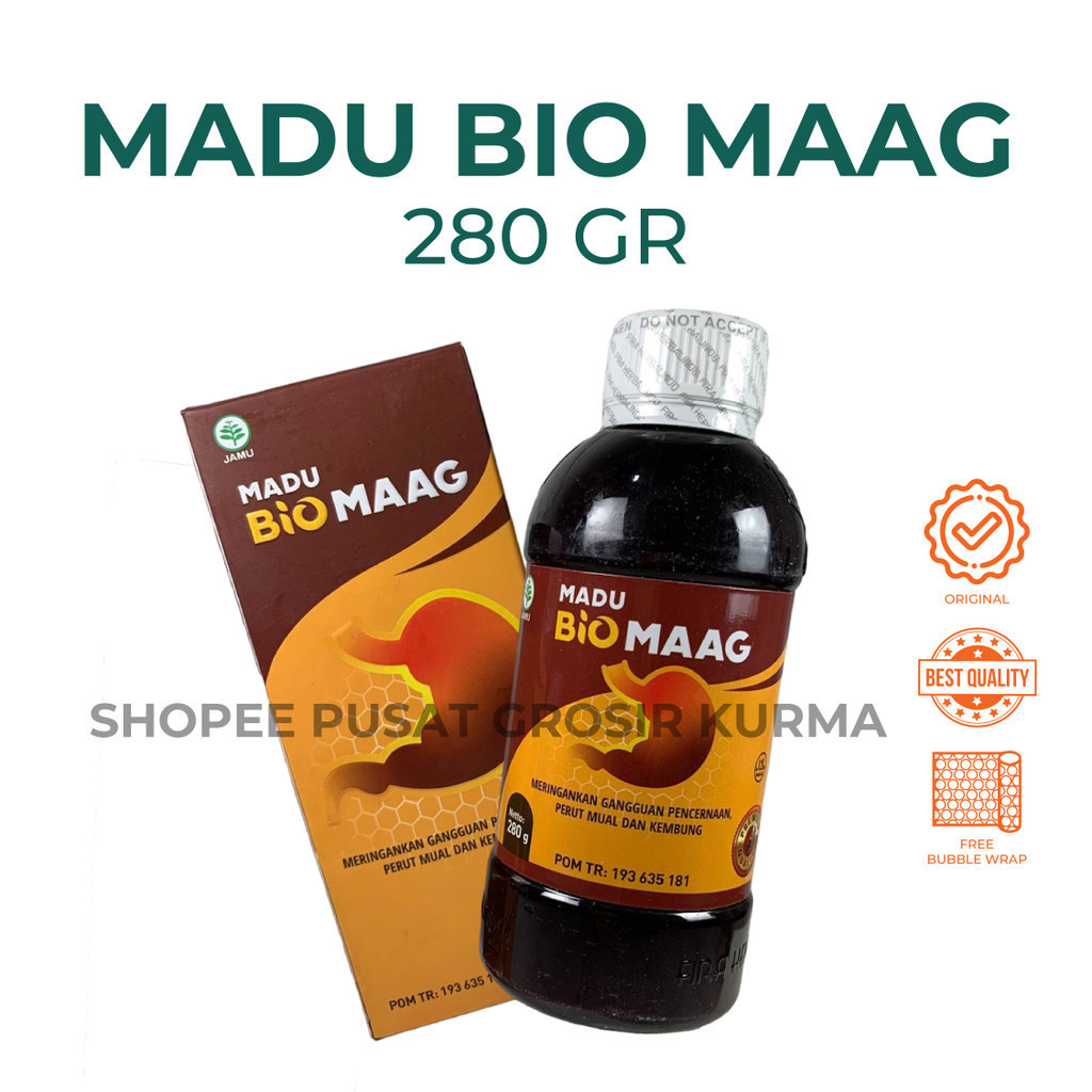 

MADU BIOMAAG HERBAL OBAT MAAG KRONIS ASAM LAMBUNG GERD ORIGINAL 280gr