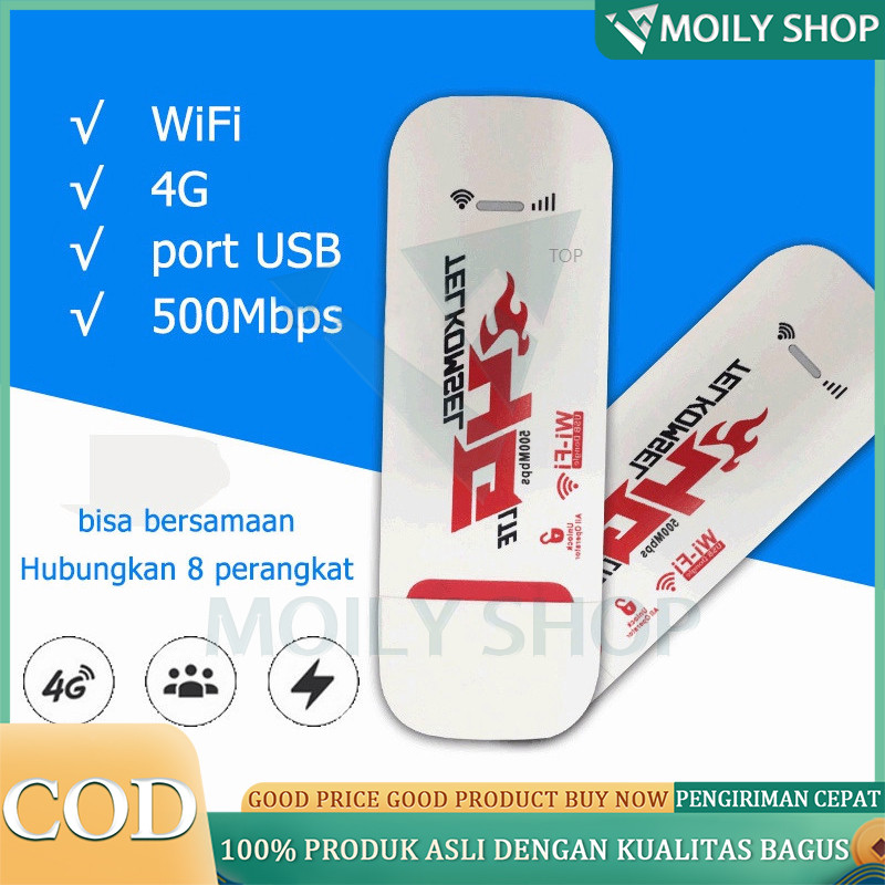 Modem WIFI USB 4g All Operator LTE Modem USB 500Mbps Modem Mifi COD Support 10 Devices/Modem WIFI US