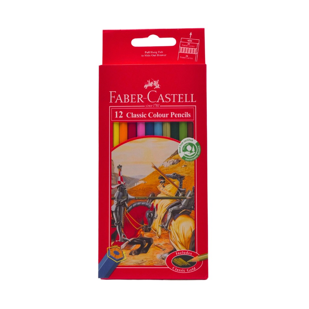 

PENSIL WARNA FABER CASTELL 12 L 115852