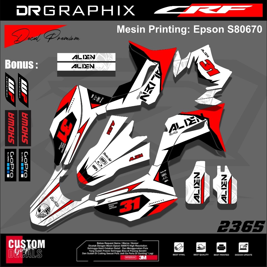 Termurah Skotlet Stabilo Motor Sticker Motor Crf 150  Variasi Murah Terbaik