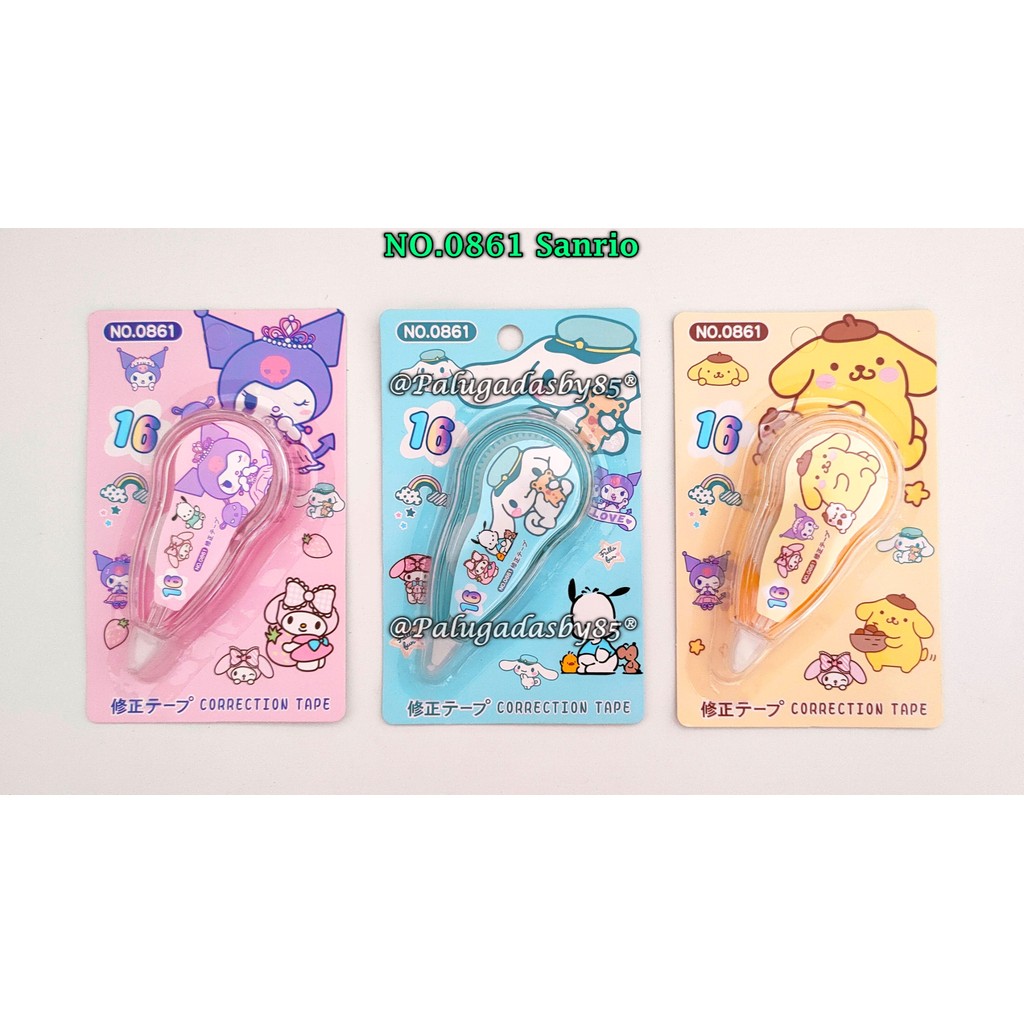 

(1 Biji) Mini Correction Tape Sanrio 0861 BISA PILIH WARNA / Mini Correction Tape GXIMP NO.0861