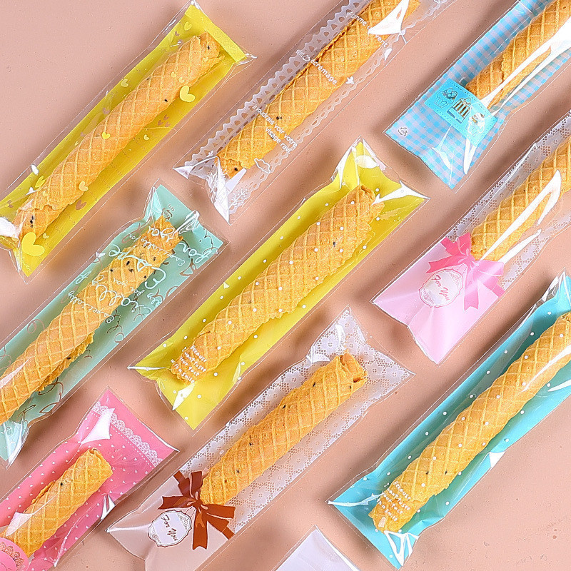 

(WYNLOSHOP) 100PCS PLASTIK KEMASAN KUE SEMPRONG PLASTIK KUE STIK PANJANG