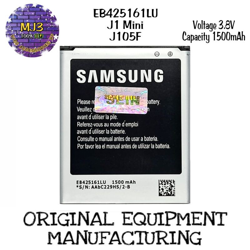 Baterai Samsung J1 mini J105F battery batre