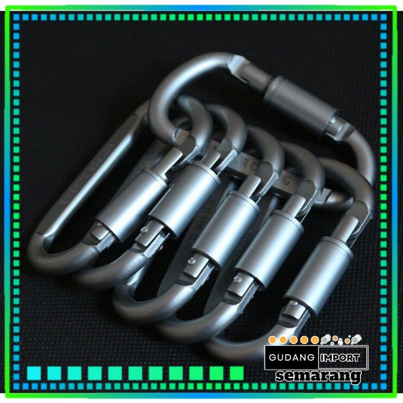 LIXADA Carabiner Buckle - Keychain Carabiner - Gantungan Kunci hook