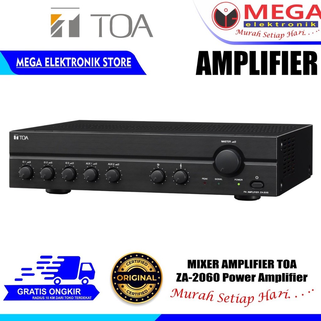 AMPLIFIER TOA  ZA-2060 AMPLIFIER TOA ZA 2060 100% ORIGINAL