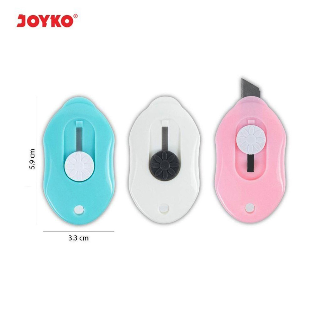 

Joyko Cutter Mini CU-0519 / Pisau Kater Silet Cuter Kecil Portable