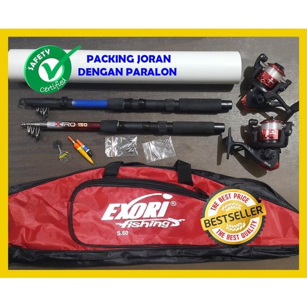 Set 2 Alat Pancing 150 Full set Joran Harga Promo
