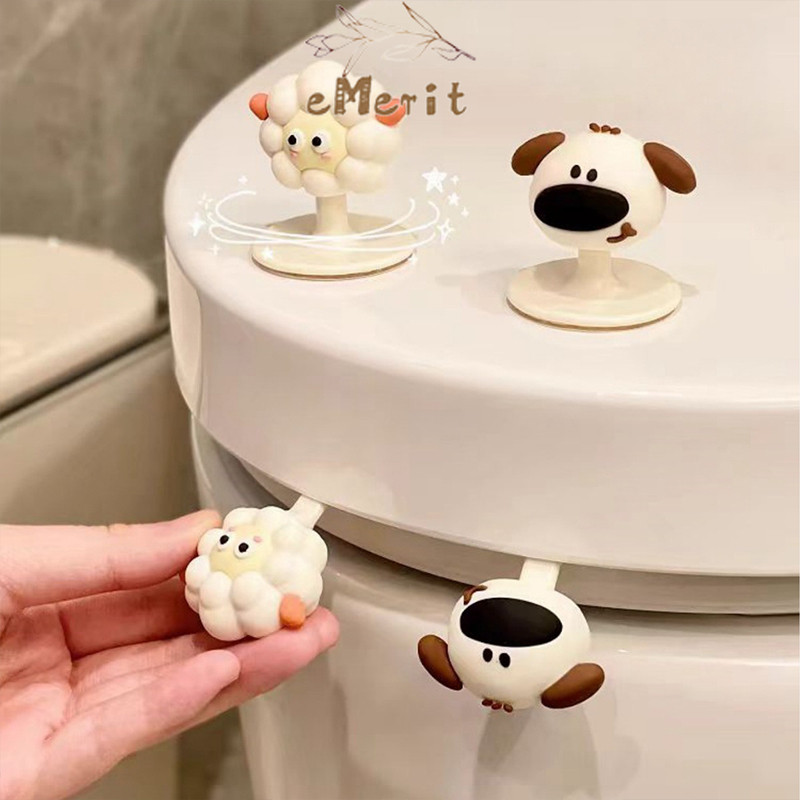 Pengangkat Tutup Dudukan Kloset Pegangan Tutup WC Duduk Motif Hewan Lucu