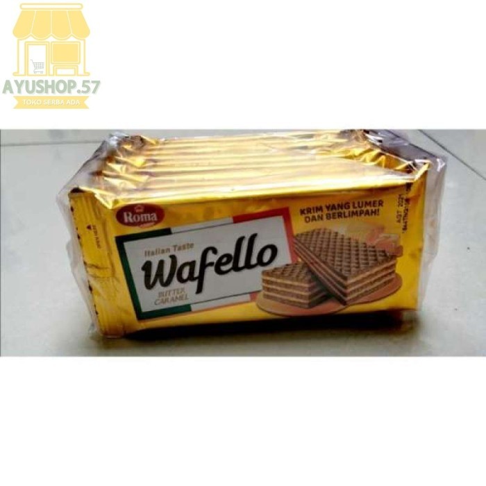 

Roma Wafello Butter Caramel [17 gr/ 10 pcs/ Pack] - AYUSHOP57