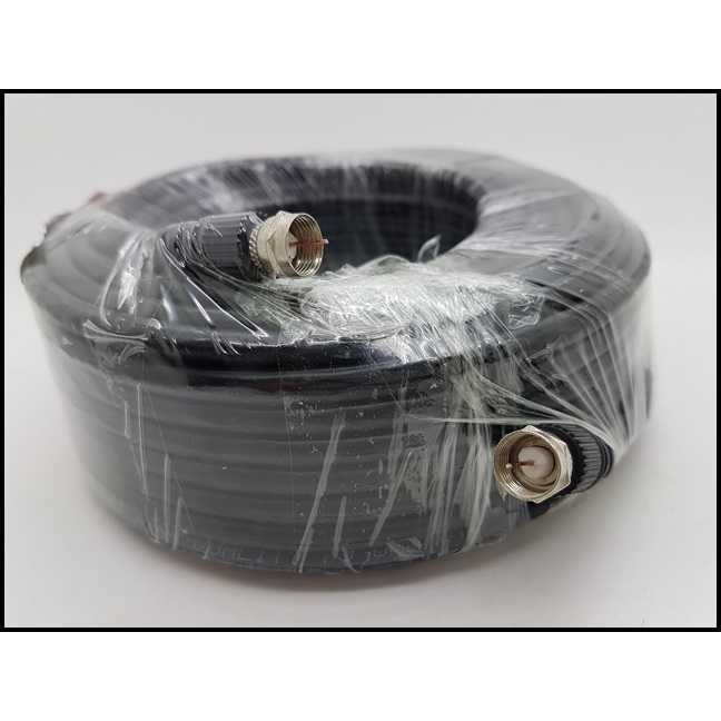 kabel 20 meter kabel cctv / antena tv with 2 pc konektor F drat