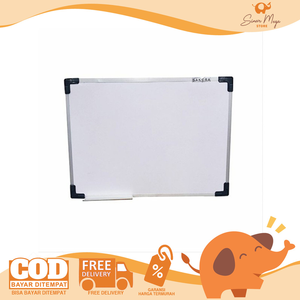 

Papan Tulis Sakura Whiteboard 60x120cm