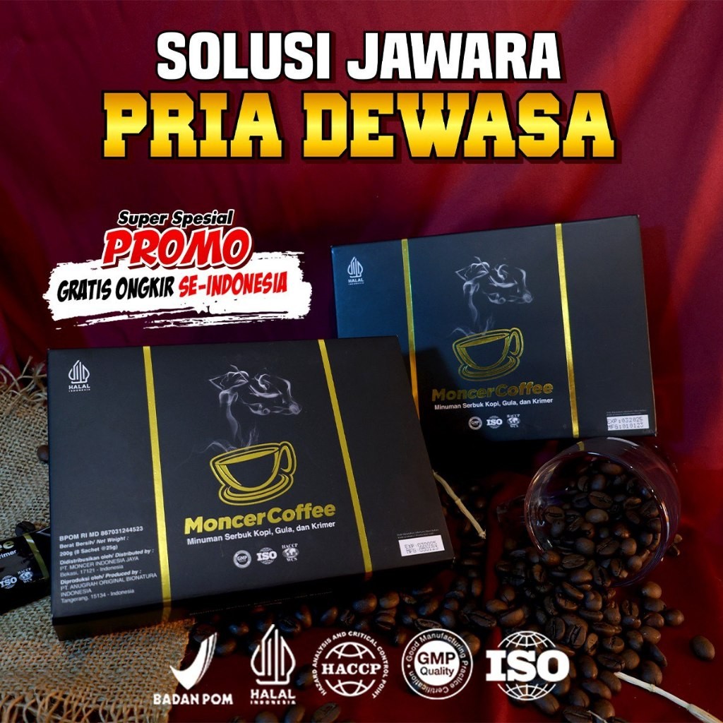 

Monceer Coffe Original - Kopi Pria Dewasa BPOM Halal