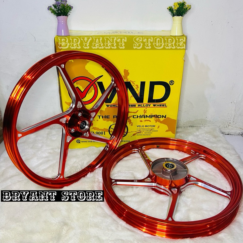 VND ORIGINAL VELG AK 55 1.40x17 1.60x17 PALANG 5 KHARISMA SUPRA 110 SUPRA 125 SUPRA FIT REVO SMASH G