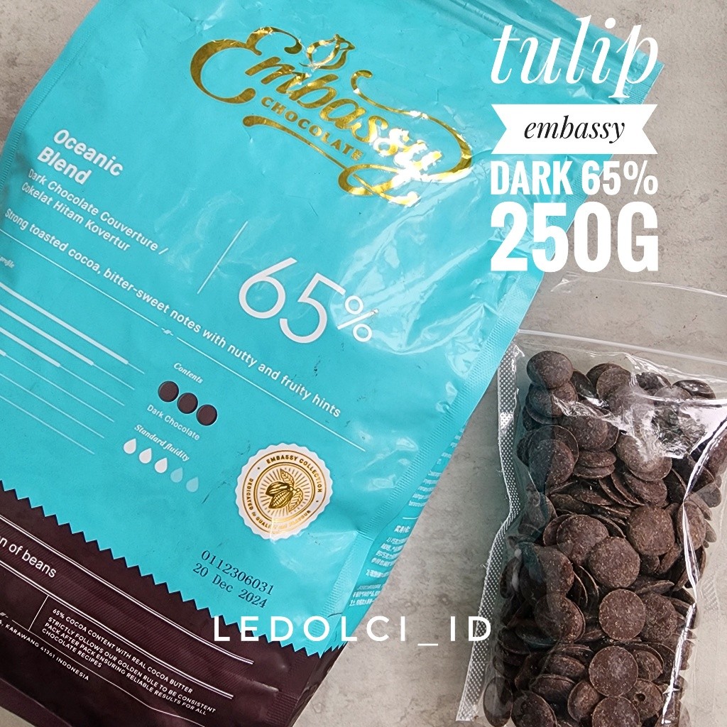 

TULIP EMBASSY COKLAT COUVERTURE COKLAT 250 GRAM