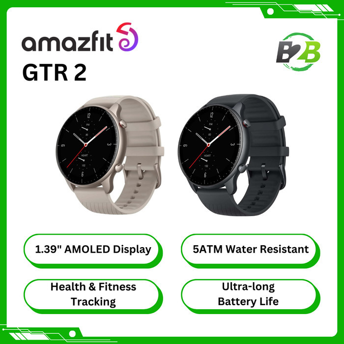 (SECOND) Amazfit GTR 2 Smartwatch 1.39 inch AMOLED Display GPS 90+ Sport Modes 5ATM Water Resistant 
