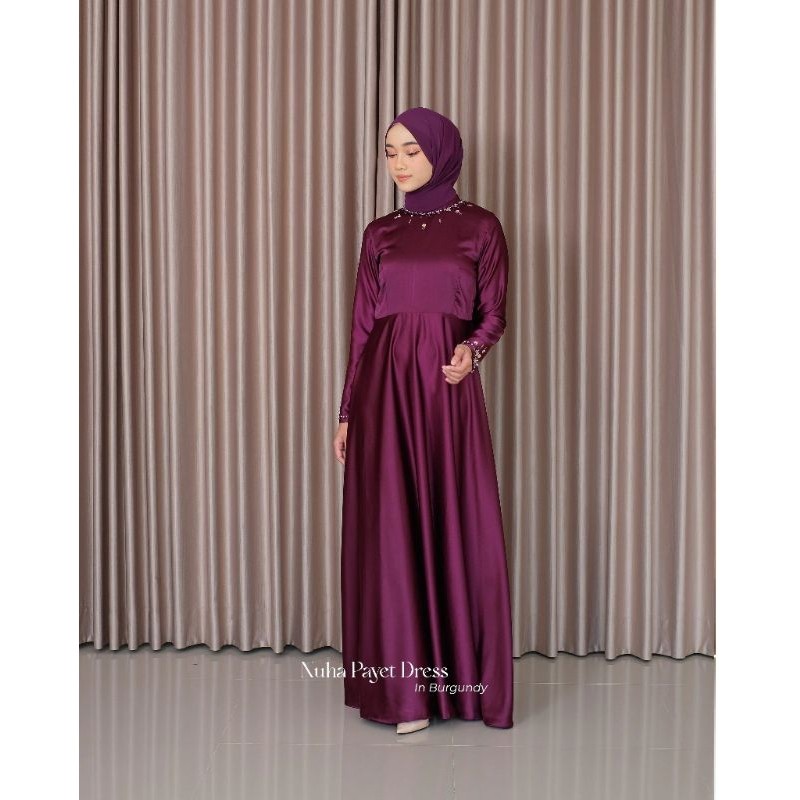 Dress pesta - dress terbaru - dress mewah elegan cantik - Gamis terbaru - Gamis kondangan - Gamis br
